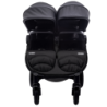 Poussette Double assises réversibles Baby Monsters Easy Twin 4 - Black