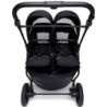 Poussette Double assises réversibles Baby Monsters Easy Twin 4 - Black