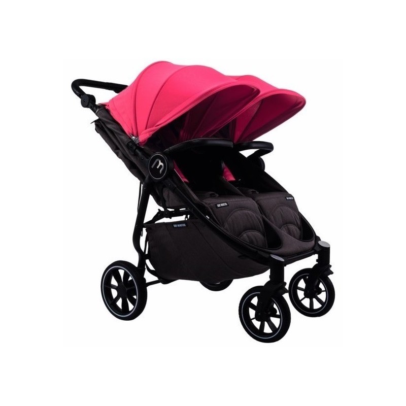 Poussette Double Baby Monsters Easy Twin 4 - Bordeaux