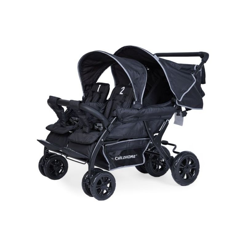 Poussette Quadruple Assises Individuelles