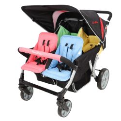 Poussette quadruple Lidoo Star DJ04FRL+